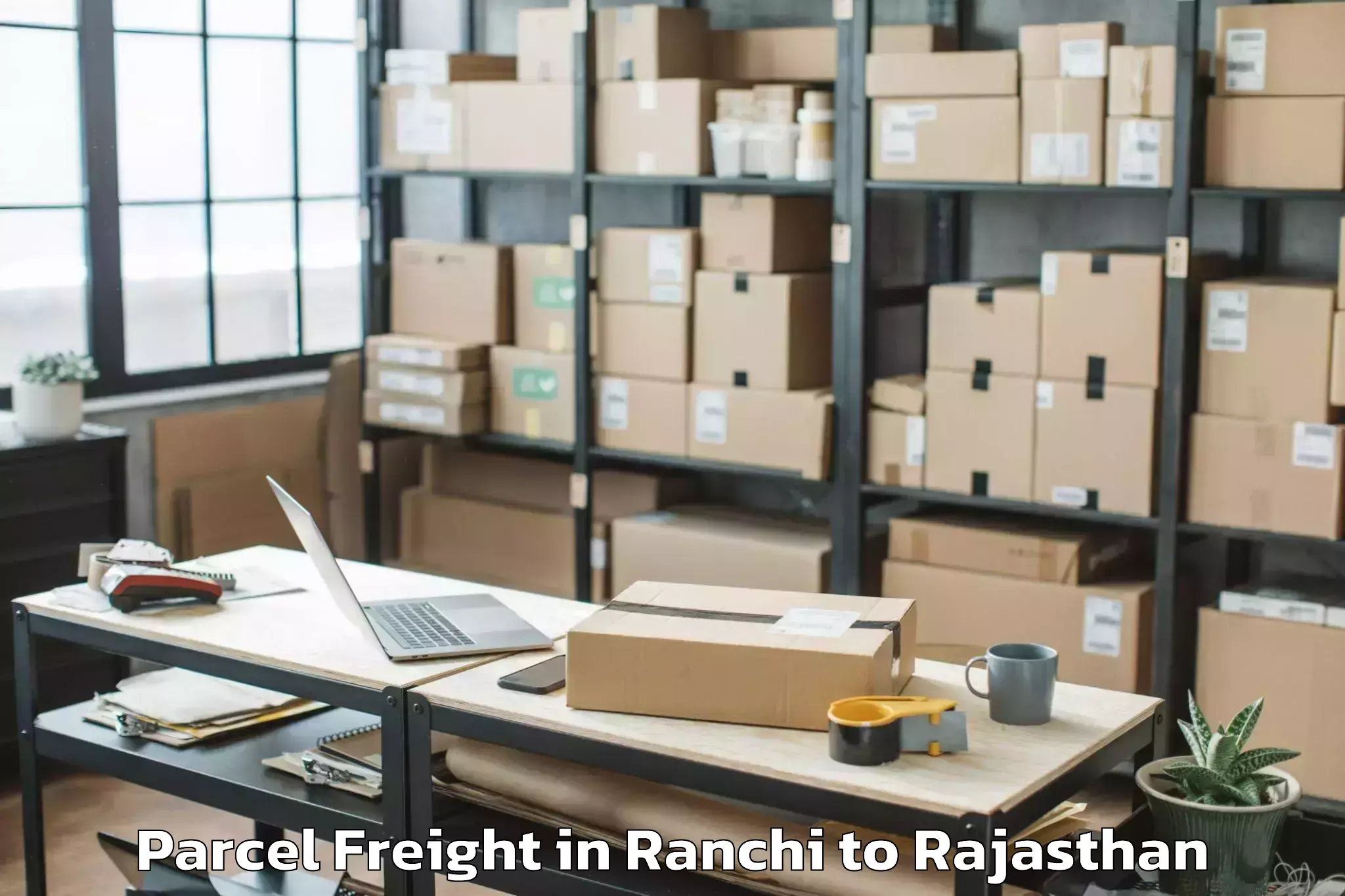 Hassle-Free Ranchi to Bhawani Mandi Parcel Freight